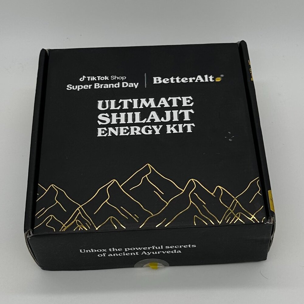 BetterAlt Ultimate Shilajit Energy Kit – New in Open Box